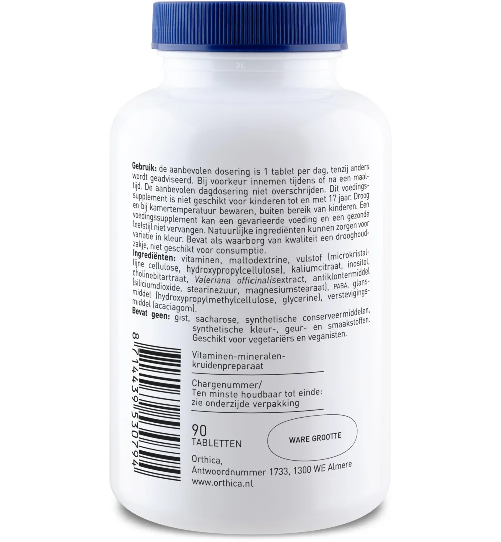 Orthica Stress B Complex Forte (90 tabletten)