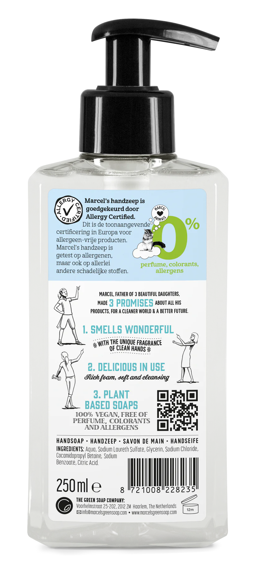 Marcel's Green Soap Handzeep 0% (250 ml)