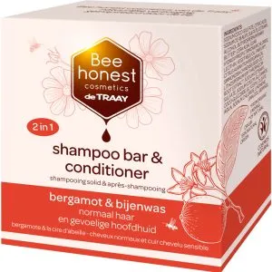 Bee Honest Shampoobar bergamot & bijenwas (80 gr)