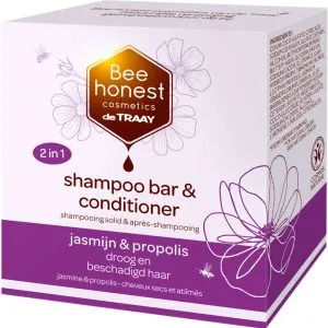 Bee Honest Shampoobar jasmijn & propolis (80 gr)