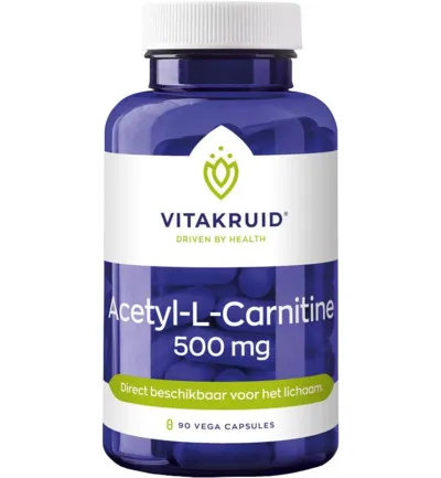 Vitakruid Acetyl-L-Carnitine 500 Mg (90 vega capsules)