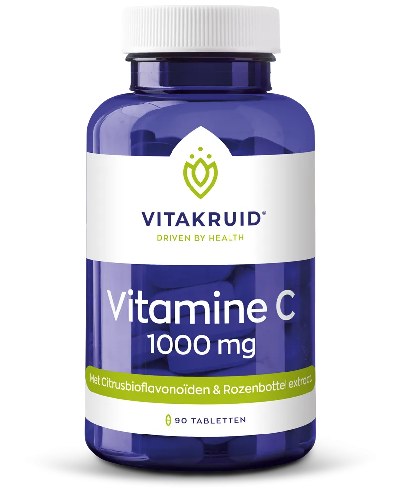 Vitakruid Vitamine C 1000 Met Bioflavonoïden & Rozenbottel (90 tabletten)