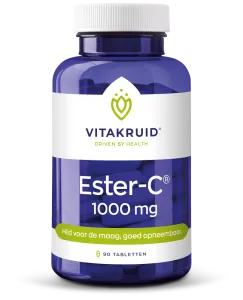 Vitakruid Ester-C® Vitamine C 1000 Flavonoïden Rozenbottel (90 tabletten)