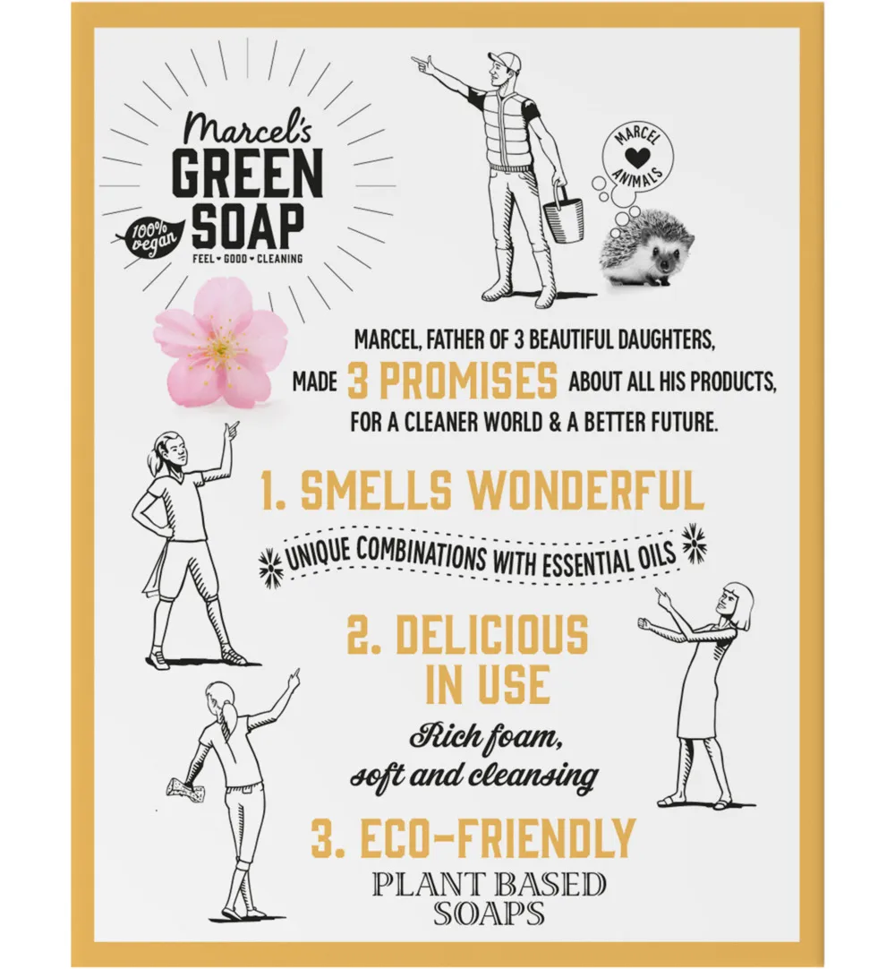 Marcel's Green Soap Shampoo bar vanilla & cherry (90 gr) - image 4