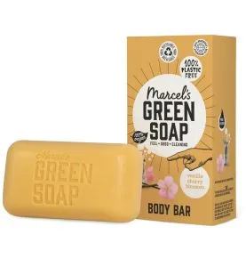 Marcel's Green Soap Shower Bar Vanilla & Cherry (150 gr)