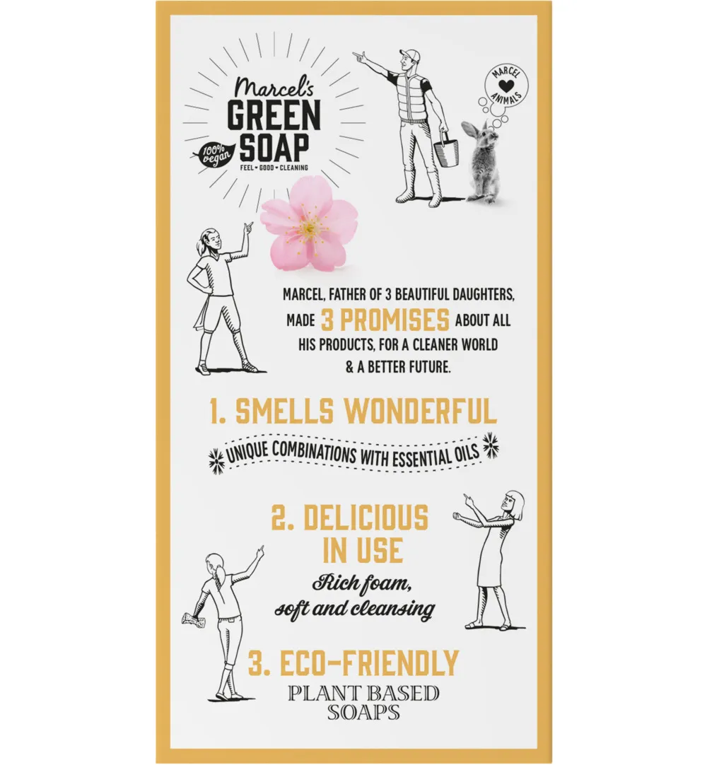 Marcel's Green Soap Shower bar vanilla & cherry (150 gr) - image 4