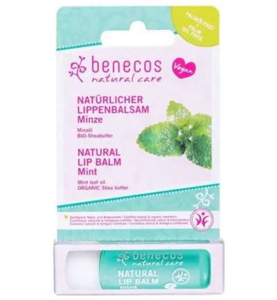 Benecos Natural Lipbalm Mint Vegan (4,8 gr)