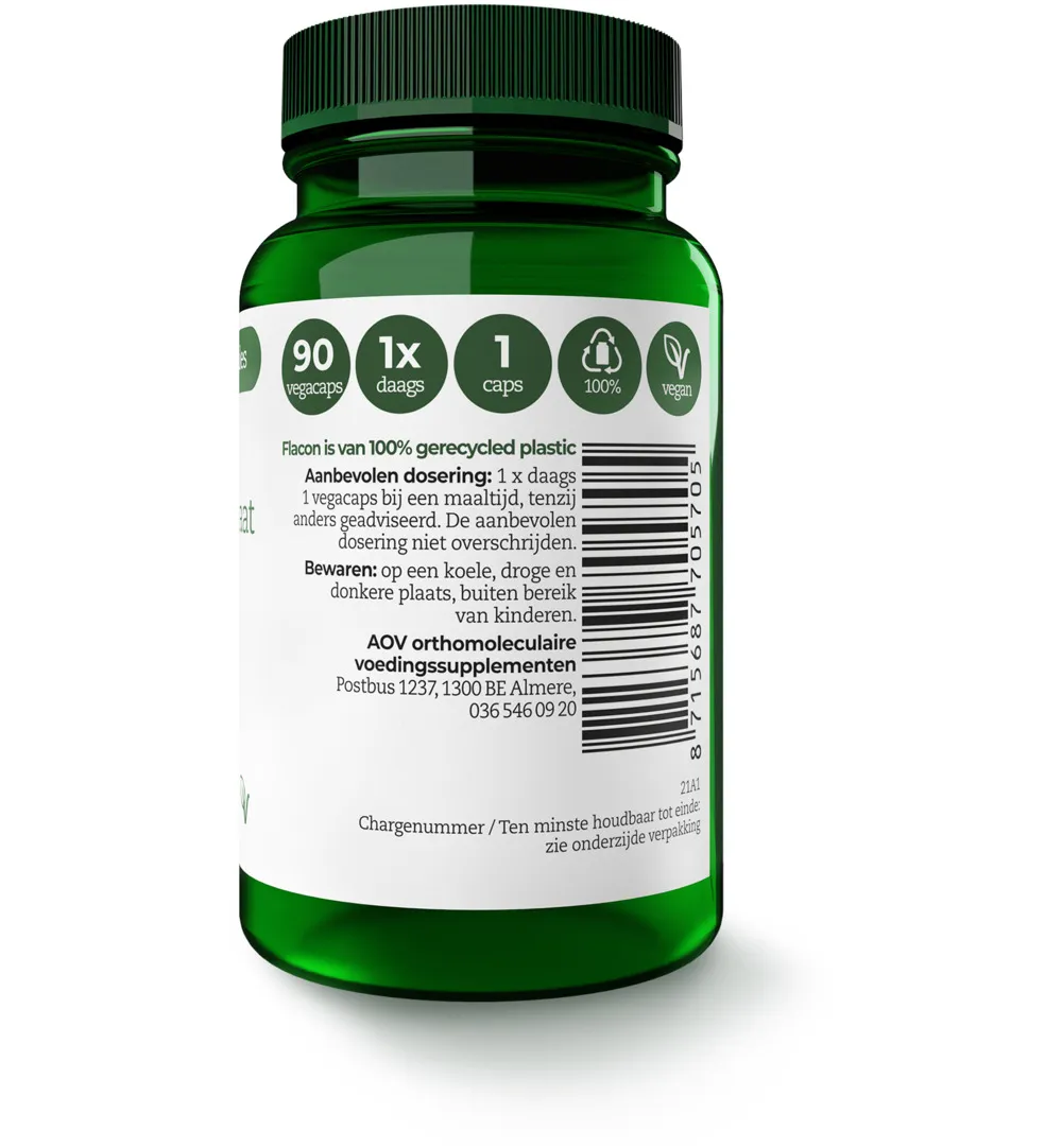 AOV 570 IJzer bisglycinaat 15mg (90 vega capsules) - image 2