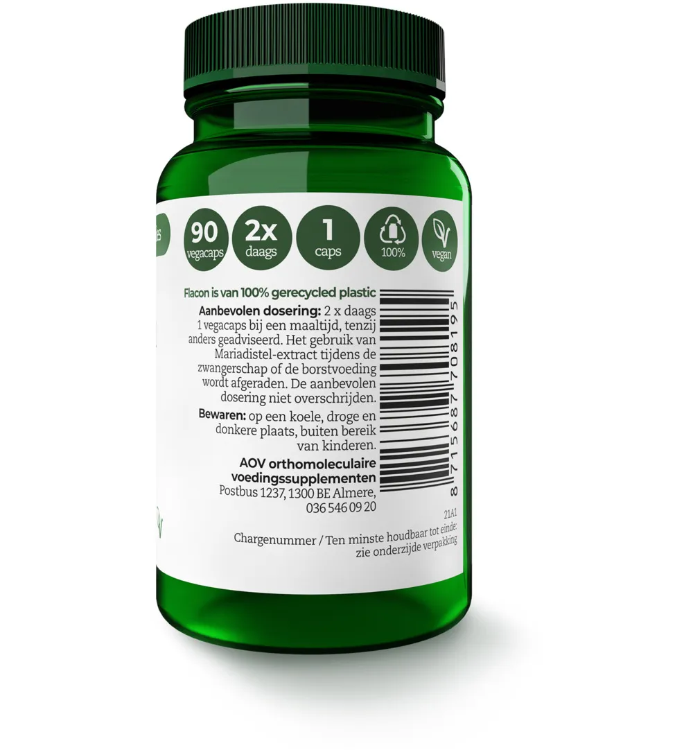 Aov 819 Mariadistel (90 vega capsules)