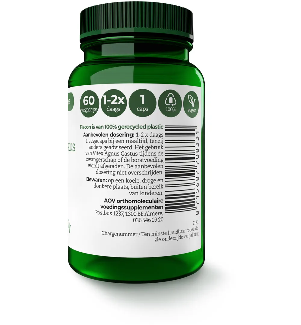Aov 833 Vitex Agnus Castus (60 vega capsules)