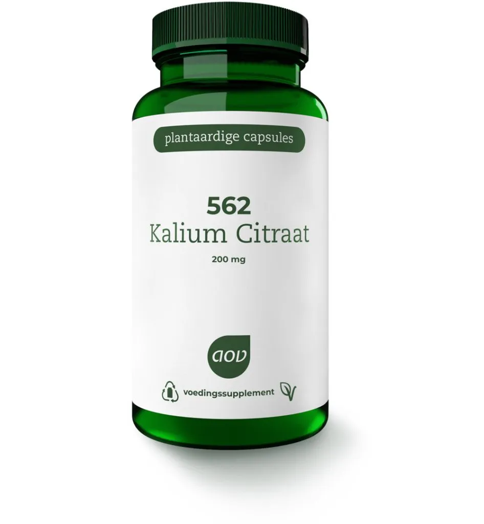 AOV 562 Kalium citraat 200mg (90 vega capsules)