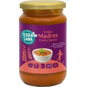 Terrasana Indiase Madras Currysaus (350 gr)