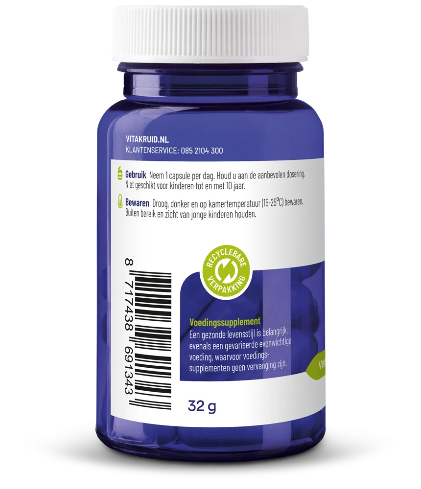 Vitakruid Vitamine D3 75 Mcg / 3000 Ie (60 vega capsules)