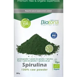 Biotona Spirulina Raw Powder Bio (200 gr)