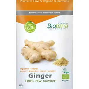 Biotona Ginger Raw Powder Bio (200 gr)