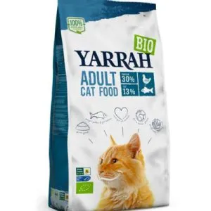 Yarrah Organic cat dry food chicken & fish MSC bio (2400 gr)