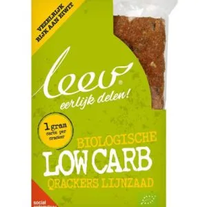 Leev Qrackers Lowcarb Bio (3 X 2 stuks)
