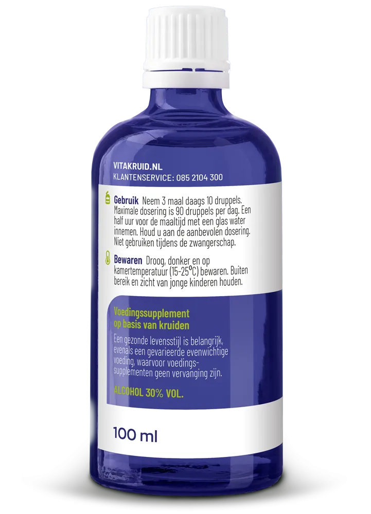 Vitakruid Ribes Nigrum Zwarte Bes Tinctuur 1:10 (100 ml) - image 3