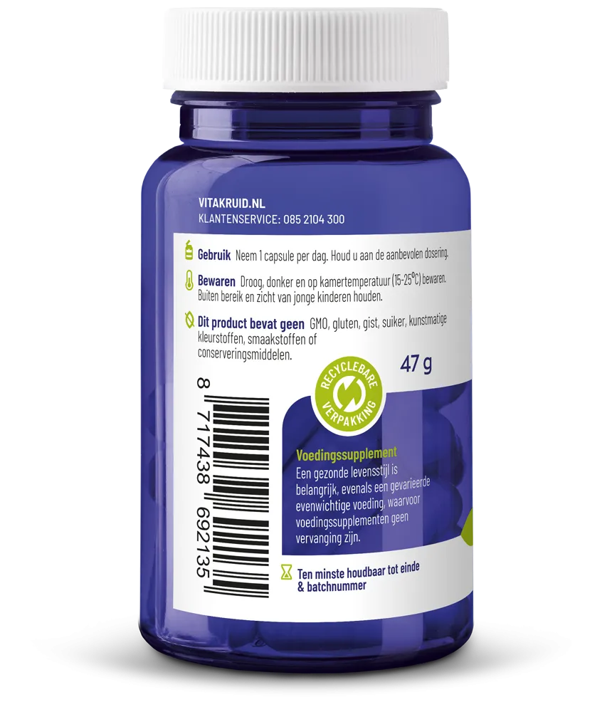 Vitakruid Vitamine E Complex 8 Tocoferolen En -Triënolen (60 softgels)
