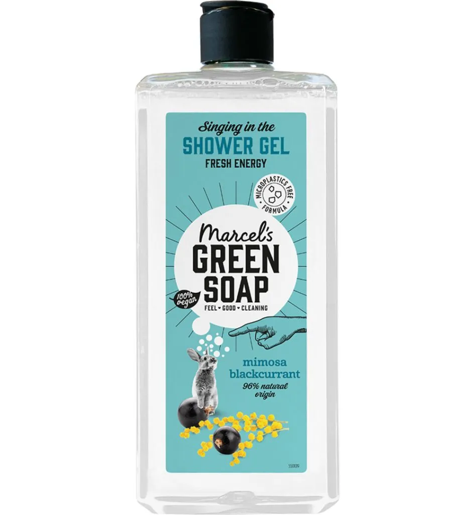 Marcel's Green Soap Shower gel Mimosa & Black Current (300 ml)