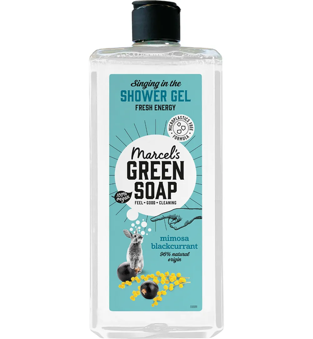 Marcel's Green Soap Shower gel Mimosa & Black Current (300 ml)