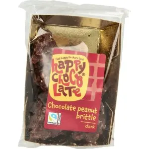 Happy Chocolate Chocolade pindarotsen puur (150 gr)