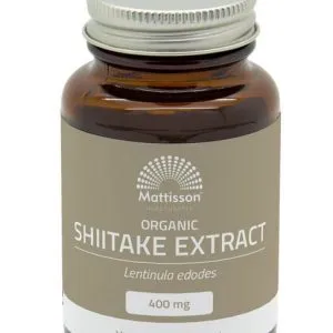 Mattisson Shiitake Extract 400Mg Bio (60 vega capsules)