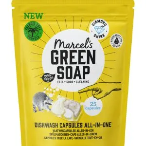 Marcel's Green Soap Dishwash capsules (25 stuks)