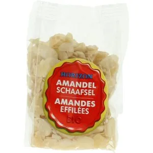 Horizon Amandelschaafsel Geblancheerd Bio (75 gr)