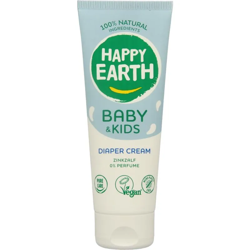Happy Earth Billencreme zink voor baby & k ids (75 ml)