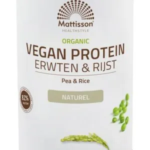 Mattisson Vegan Protein Erwten & Rijst Naturel Bio (500 gr)