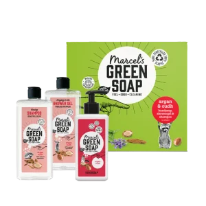 Marcel's Green Soap Giftbox Argan & Oudh (1 set)