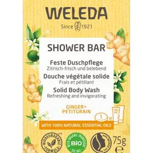 WELEDA Shower bar ginger + pititgrain (75 gr)