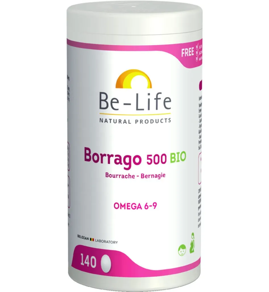 Be-Life Borrago 500 Bio (140 capsules)