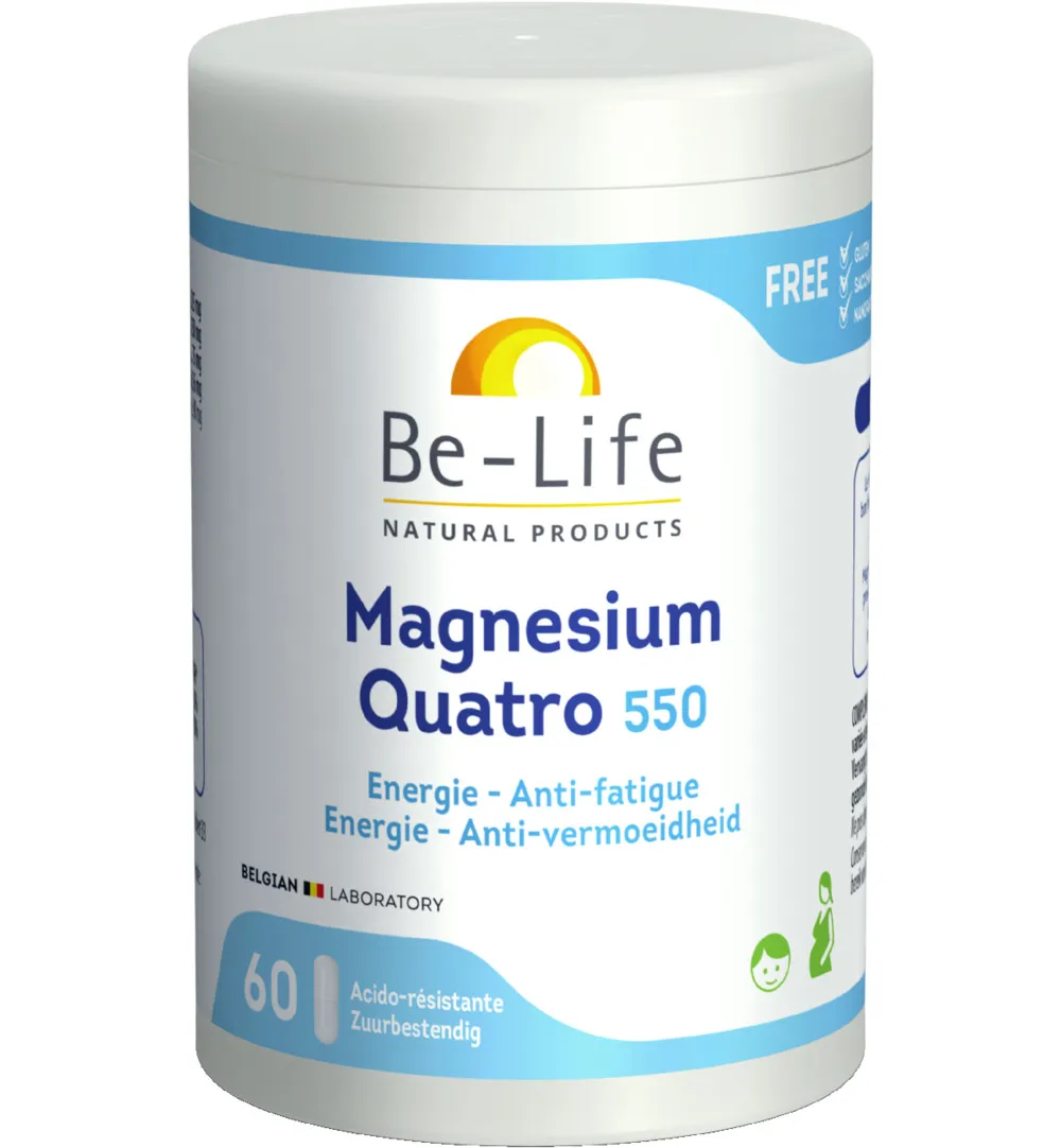 Be-Life Magnesium quatro 550 (60 softgels)