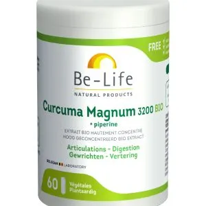 Be-Life Curcuma magnum 3200 + piperine bio (60 softgels)