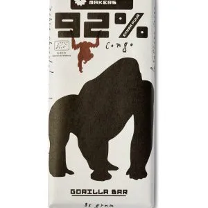 Chocolatemakers Gorilla bar extra puur 92% bio (85 gr)