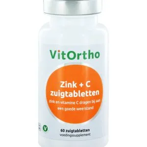 VitOrtho Zink + C  (60 zuigtabletten)