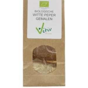 Vitiv Peper wit gemalen bio (40 gr)