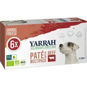 Yarrah Multipack Hond Met Pate Rund Biologisch (6 X 150 gr)