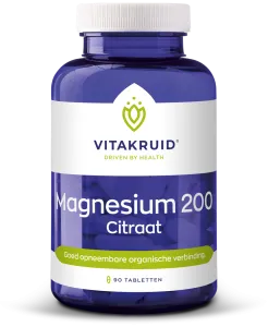 Vitakruid Magnesium 200 Citraat (90 tabletten)