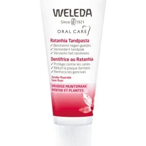 WELEDA Oral care ratanhia tandpasta (75 ml)