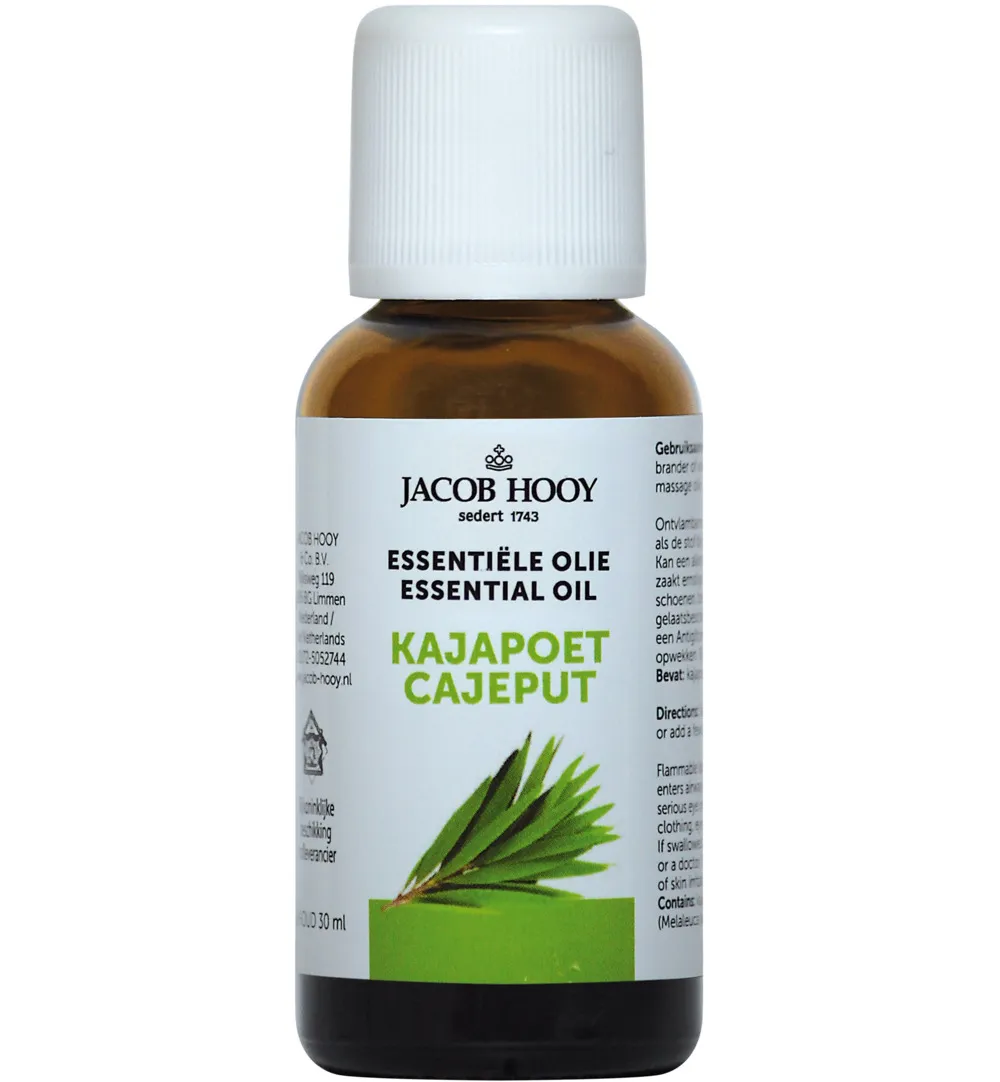 Jacob Hooy Kajapoet olie (30 ml)