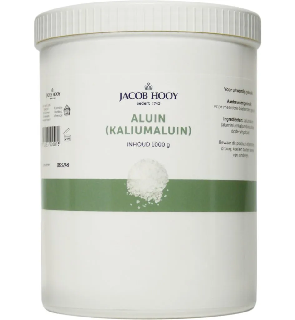 Jacob Hooy Aluin meelkristal pot (1000 gr)