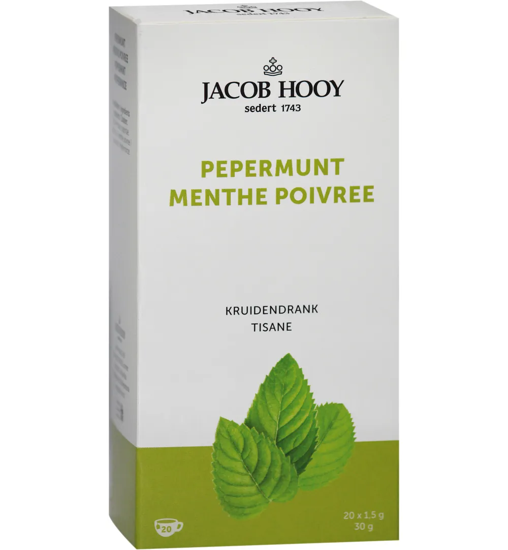 Jacob Hooy Pepermuntthee (20 stuks)