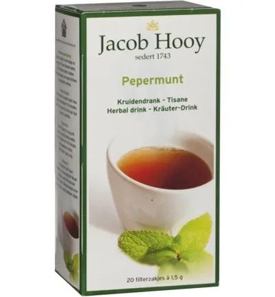 Jacob Hooy Pepermuntthee (20 stuks)