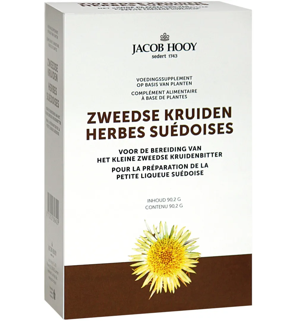 Jacob Hooy Zweedse kruiden klein met kamfer (90,2 gr)