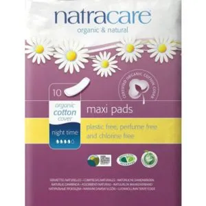 Natracare Maandverband nacht (10 stuks)