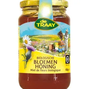 De Traay Bloemenhoning Vloeibaar Bio (900 gr)