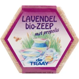 De Traay Zeep lavendel/propolis bio (100 gr)